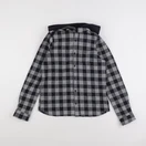 IKKS - chemise bleu, gris - 12 ans