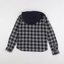 IKKS - chemise bleu, gris - 12 ans