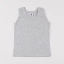 Petit Bateau - maillot de corps gris - 4 ans
