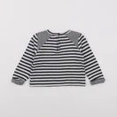 Petit Bateau - tee-shirt gris - 12 mois