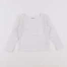 Petit Bateau - maillot de corps blanc - 2 ans