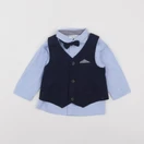 Vertbaudet - ensemble bleu - 9 mois