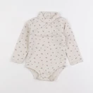 Vertbaudet - body à col beige - 18 mois