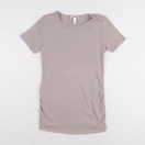 H&M - tee-shirt grossesse marron - S
