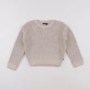 IKKS - pull blanc, or - 5 ans