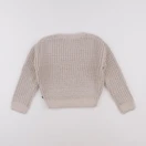 IKKS - pull blanc, or - 5 ans