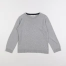 Monoprix - pull gris - 8 ans