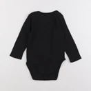 H&M - body noir - 9/12 mois
