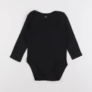 H&M - body noir - 9/12 mois