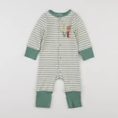 Tape à l'oeil - pyjama coton blanc, vert - 6 mois