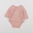 Vertbaudet - body rose - 1 mois