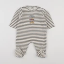 Vertbaudet - pyjama coton marron - 9 mois