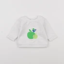 Jacadi - sweat blanc - 3 mois