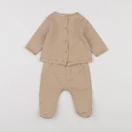 Vertbaudet - pyjama coton marron - 1 mois