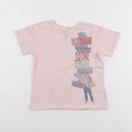 Petit Bateau - maillot de corps rose - 4 ans