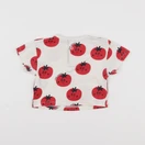Tape à l'oeil - tee-shirt blanc, rouge - 3 mois