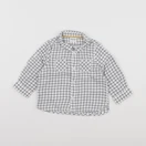 Tape à l'oeil - chemise blanc, noir - 12 mois