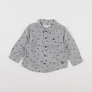 Zara - chemise gris - 6/9 mois