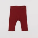 H&M - legging rouge - 1 mois