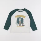 Vertbaudet - tee-shirt vert - 5 ans