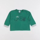 Petit Bateau - maillot de corps vert - 24 mois