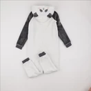 Vertbaudet - sur-pyjama gris, blanc - 8 ans