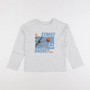 Vertbaudet - tee-shirt gris - 8 ans