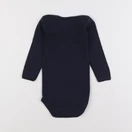 Petit Bateau - body noir - 12 mois
