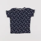 Boutchou - tee-shirt bleu - 6 mois