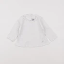 Petit Bateau - tee-shirt blanc - 12 mois