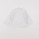 Petit Bateau - tee-shirt blanc - 12 mois