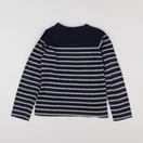 Okaidi - tee-shirt bleu, blanc - 8 ans