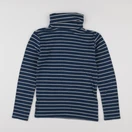 Okaidi - sous-pull blanc, bleu - 10 ans