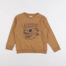 Vertbaudet - sweat marron - 8 ans