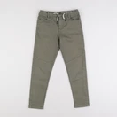 Vertbaudet - pantalon vert - 7 ans