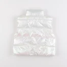 Vertbaudet - doudoune gris, argent - 2 ans