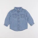 Boutchou - chemise bleu - 24 mois