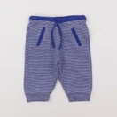 Boutchou - jogging blanc, bleu - 6 mois