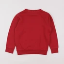 Petit Bateau - sweat rouge - 8 ans