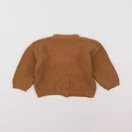 Vertbaudet - gilet marron - 12 mois