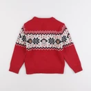 Vertbaudet - pull rouge - 4 ans