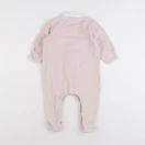 Petit Bateau - pyjama velours rose - 12 mois