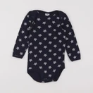 Petit Bateau - body bleu - 24 mois