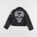 IKKS - veste simili cuir noir - 4 ans