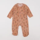 Vertbaudet - pyjama velours orange - 12 mois