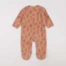 Vertbaudet - pyjama velours orange - 12 mois