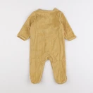 Vertbaudet - pyjama velours jaune - 9 mois
