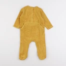 Vertbaudet - pyjama velours jaune - 9 mois