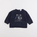 Vertbaudet - sweat bleu - 9 mois