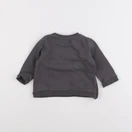 Vertbaudet - sweat gris - 6 mois